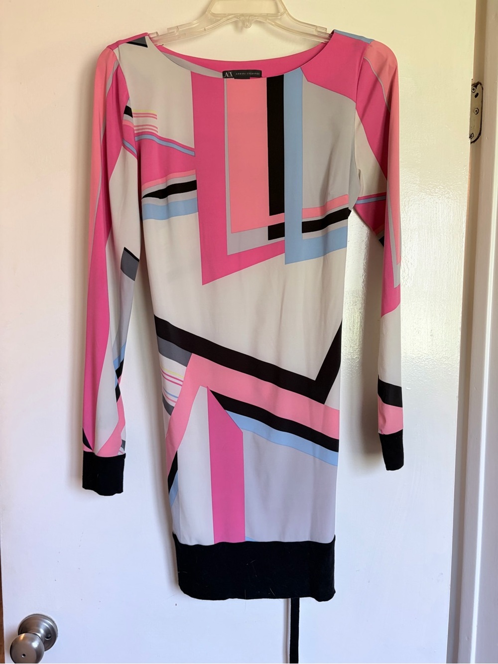 Armani Exchange Pink Colorblock Dress 6